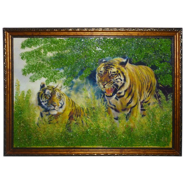 Картина "Два тигра"
