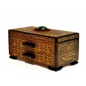 Small chest of drawers - malachite