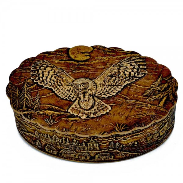 Oval box "Owl"