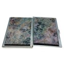 Charoite business card holder - double sided