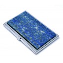 Card holder made of lapis lazuli - double-sided
