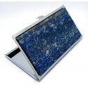 Card holder made of lapis lazuli - double-sided