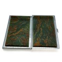 Ophiocalcite business card holder - double-sided
