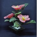 Цветы из камня - флюорит (бонсай)